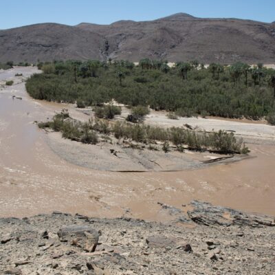 Hoarusib River in flood