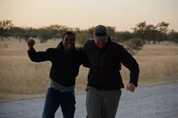 Wildlife Vet Course 2022 - Team bonding with games at Etosha Heights PR, Namibia © GCF