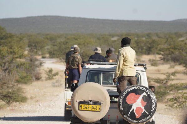 Wildlife Vet Course 2022 - Travelling at Etosha Heights PR, Namibia © GCF